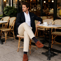 Noble Chaussure Mocassin Homme À Gland Mocassin En Dain À Gland Marron Foncé Talon Homme