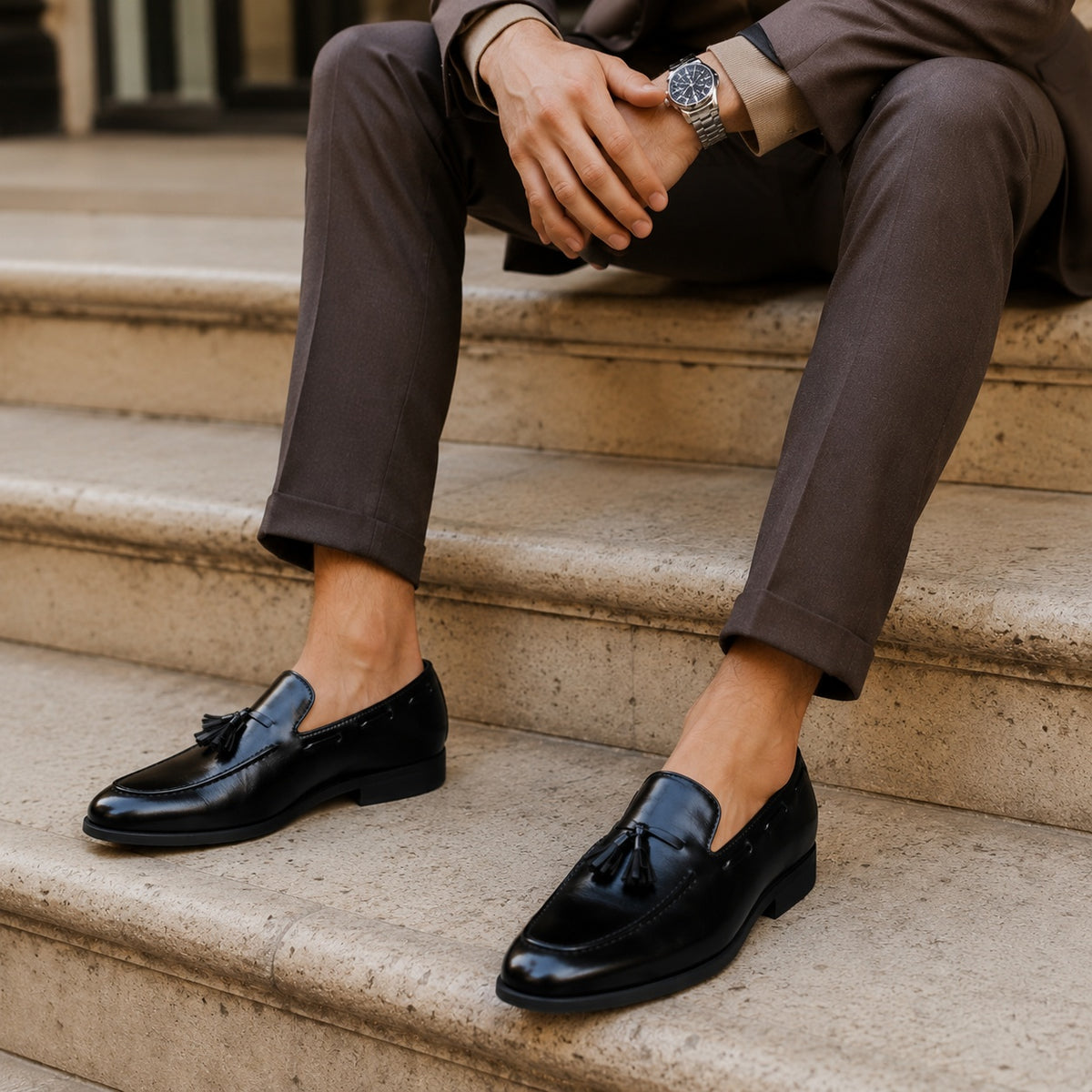 Noble Chaussure Mocassin Homme À Gland Mocassin Homme À Gland
