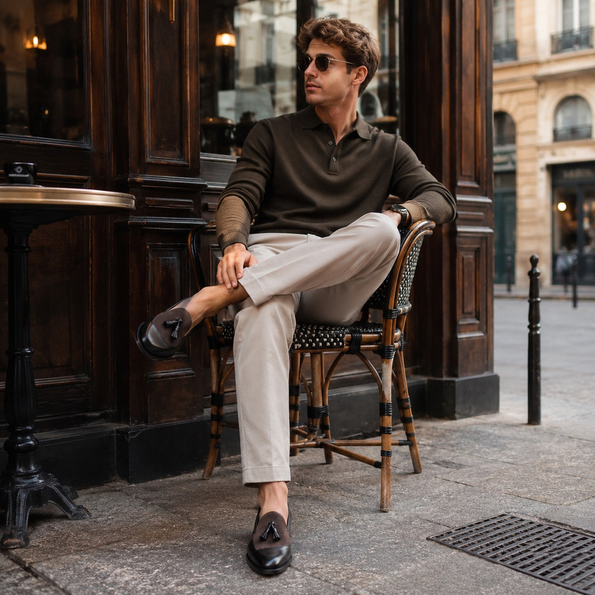 Noble Chaussure Mocassin Homme À Gland Mocassin Homme Gland Élégant