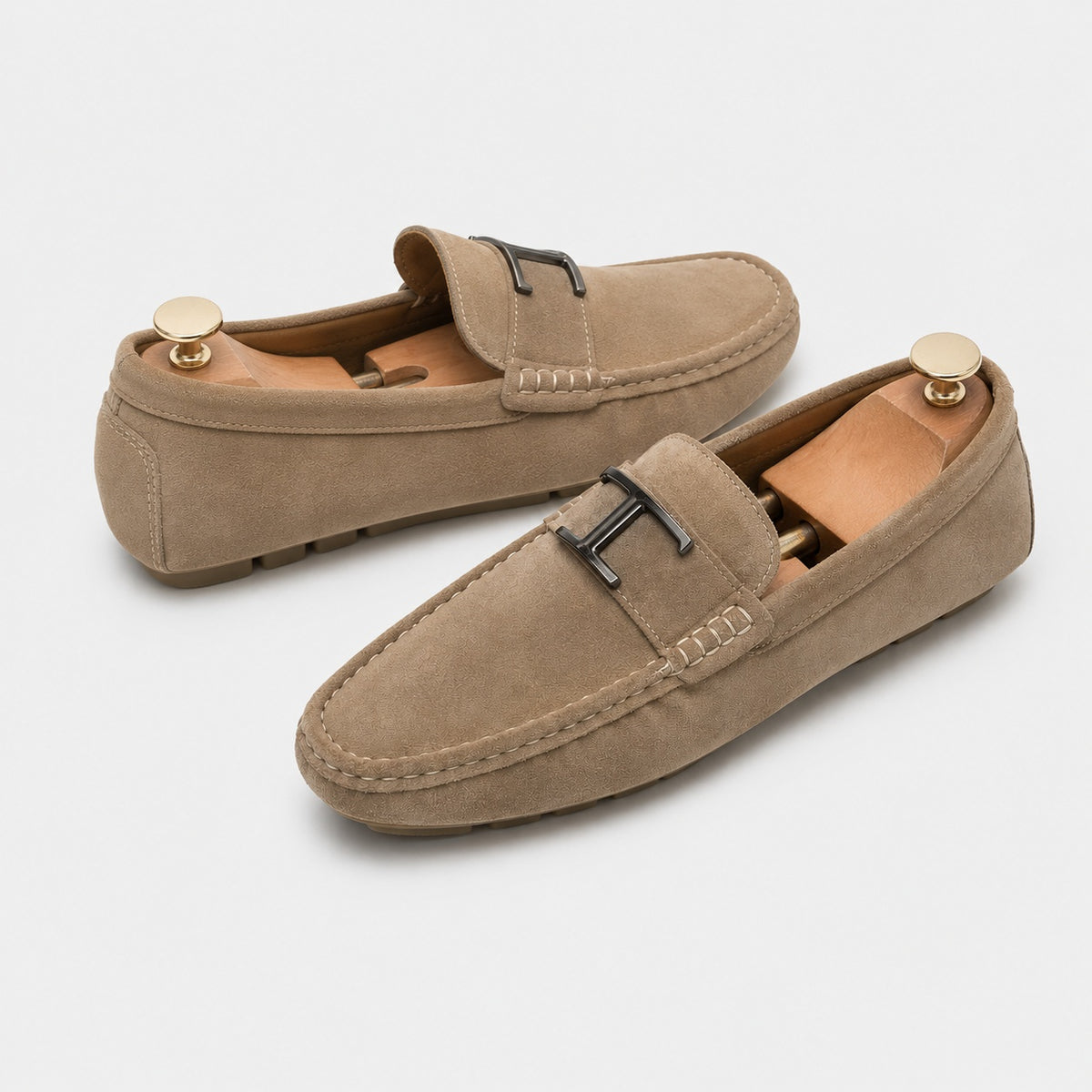 Noble Chaussure Mocassin Homme Beige Mocassins Beige Pour Homme