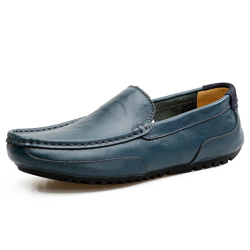 Noble Chaussure Mocassin Homme Bleu Marine Bateaux Mocassin Homme Bleu