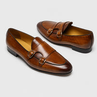 Noble Chaussure Mocassin Homme Cuir Mocassin À Boucle Homme