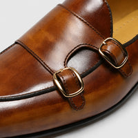 Noble Chaussure Mocassin Homme Cuir Mocassin À Boucle Homme