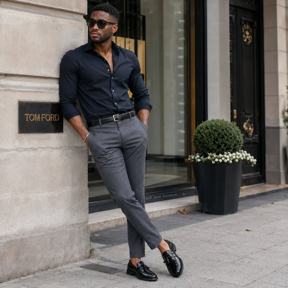 Noble Chaussure Mocassin Homme Cuir Mocassin Cuir Homme Noir Vernis