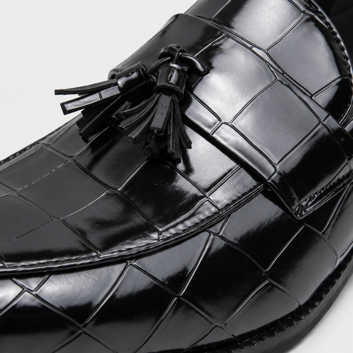 Noble Chaussure Mocassin Homme Cuir Mocassin Cuir Homme Noir Vernis