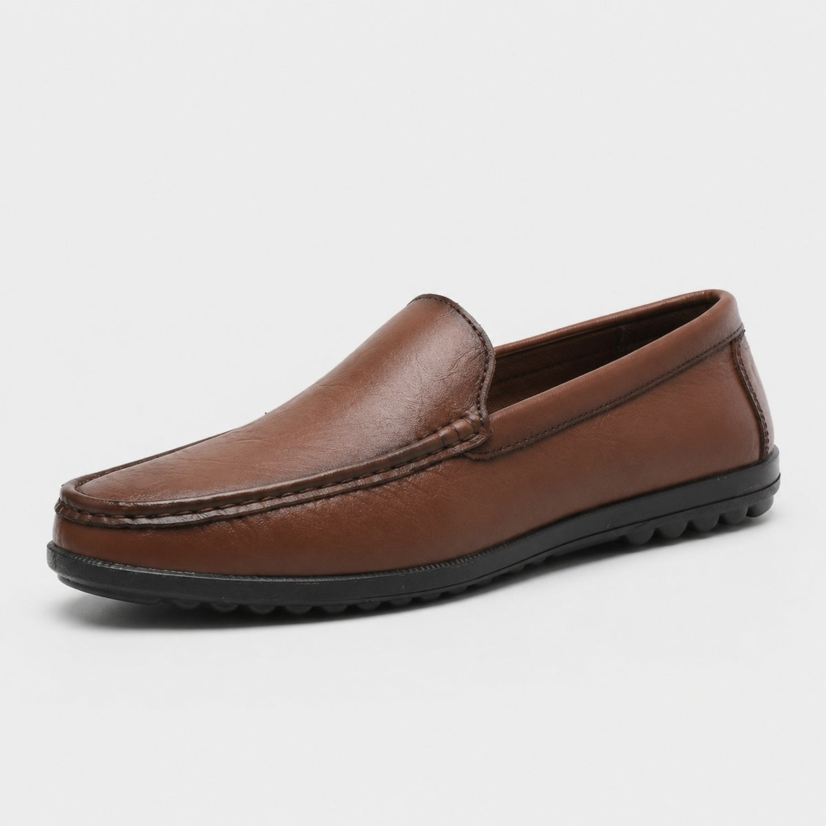 Noble Chaussure Mocassin Homme Cuir Mocassin En Cuir Véritable Marron Pour Bateau Homme