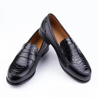 Noble Chaussure Mocassin Homme Cuir Mocassin Homme Cuir Crocodile