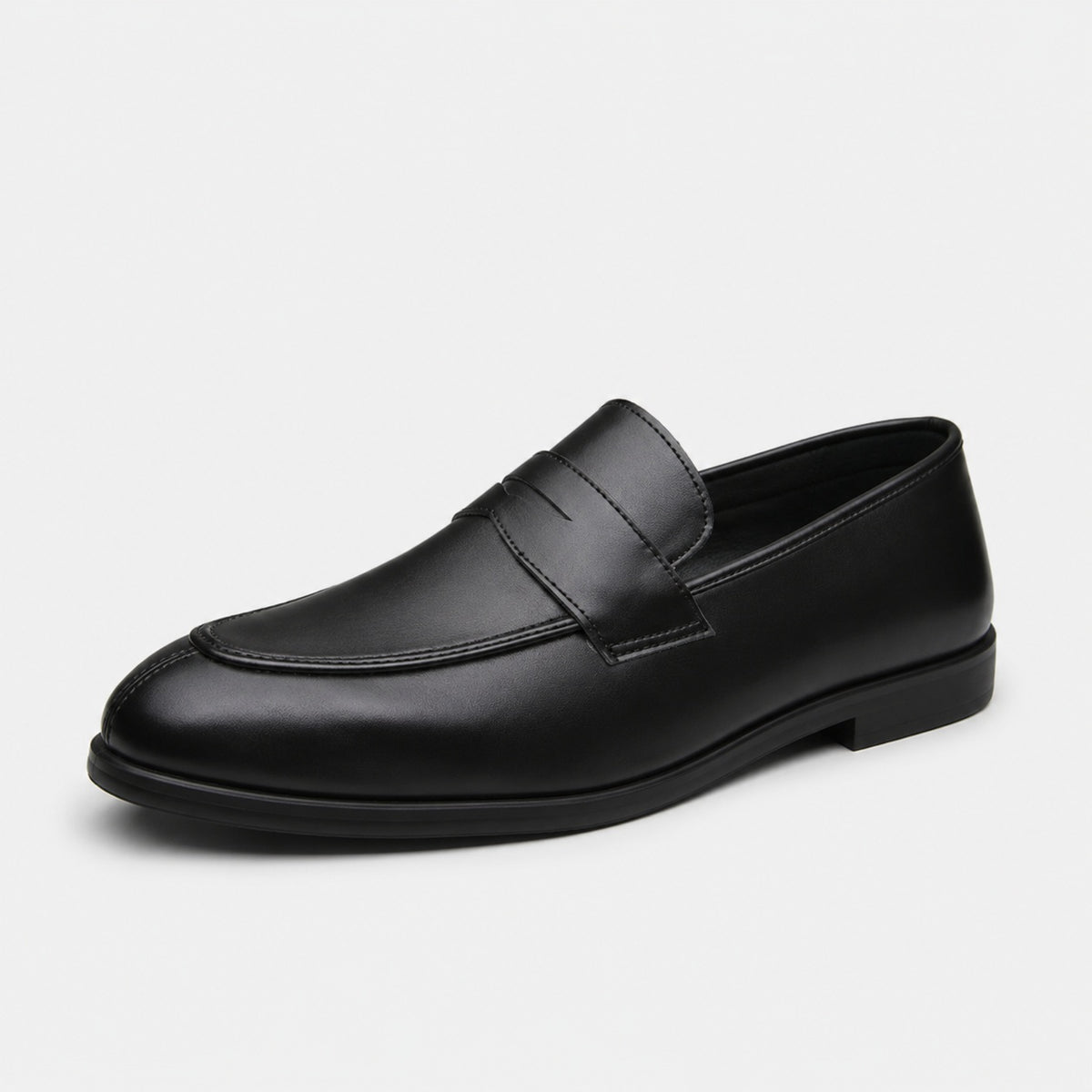 Noble Chaussure Mocassin Homme Cuir Mocassin Homme Cuir Noir Talon