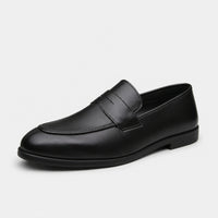 Noble Chaussure Mocassin Homme Cuir Mocassin Homme Cuir Noir Talon