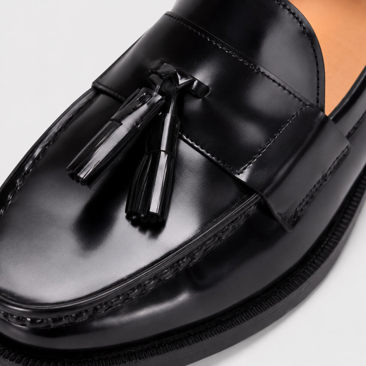 Noble Chaussure Mocassin Homme Cuir Mocassin Homme Cuir Noir Vernis À Talon