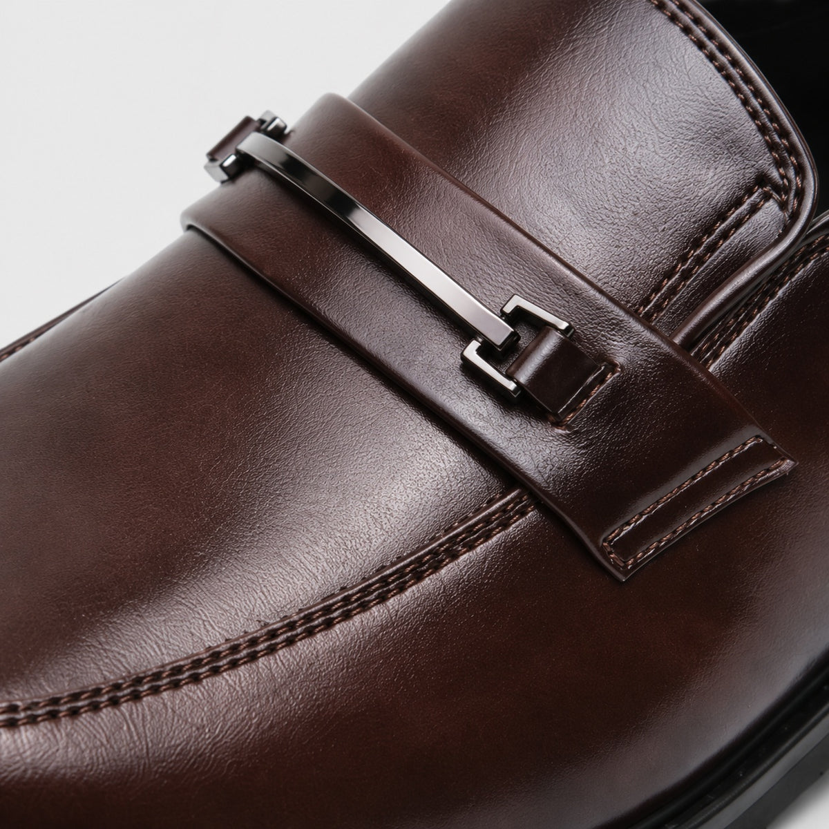 Noble Chaussure Mocassin Homme Cuir Mocassin Homme Habillé En Cuir Véritable Marron
