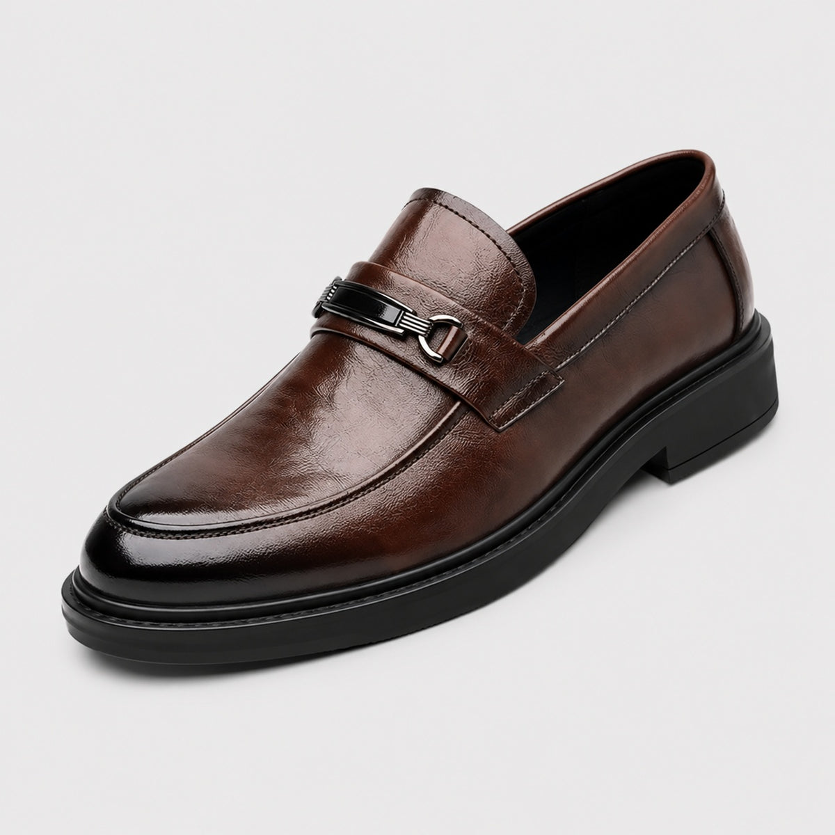 Noble Chaussure Mocassin Homme Cuir Mocassin Marron Homme Cuir