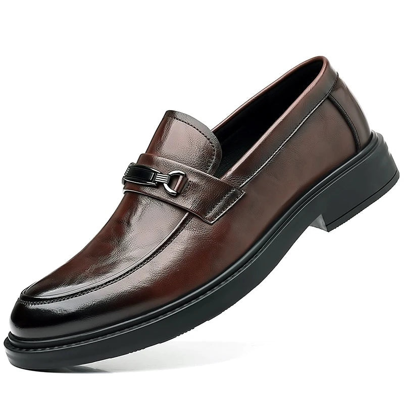 Noble Chaussure Mocassin Homme Cuir Mocassin Marron Homme Cuir