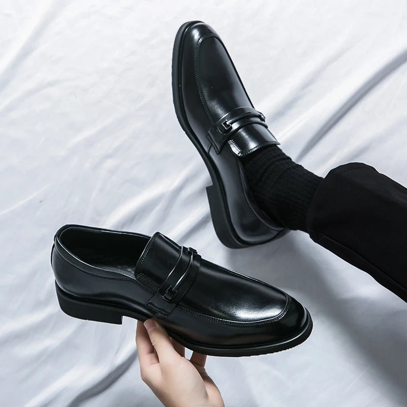 Noble Chaussure Mocassin Homme Cuir Mocassins Habillés En Cuir Véritable Pour Homme