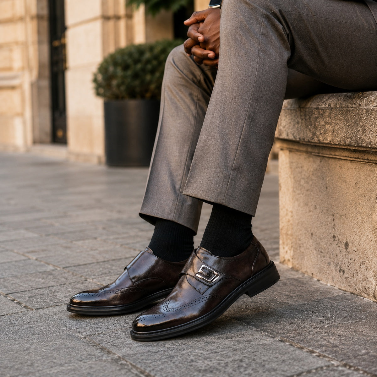 Noble Chaussure Mocassin Homme Cuir Mocassins Homme Cuir Marron
