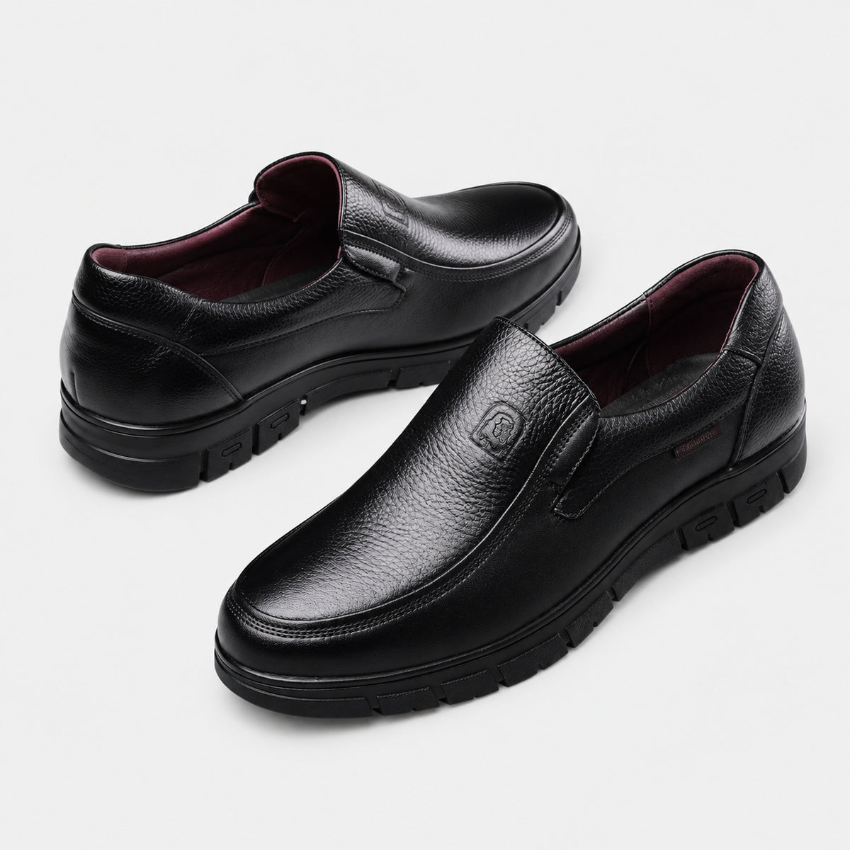 Noble Chaussure Mocassin Homme Cuir Souple Mocassins Homme Cuir Souple Noir