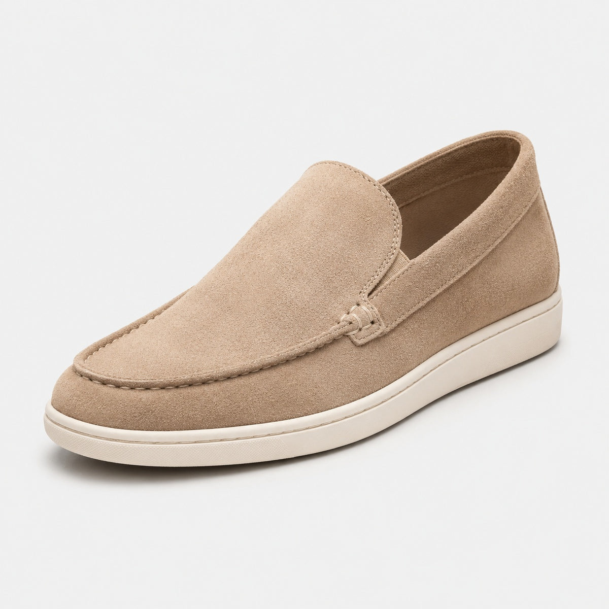 Noble Chaussure Mocassin Homme Daim Mocassin En Daim Beige Pour Homme