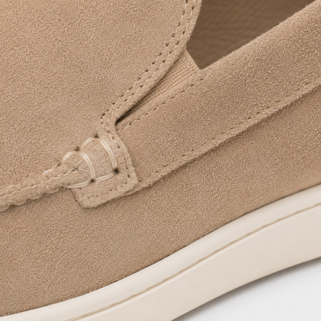 Noble Chaussure Mocassin Homme Daim Mocassin En Daim Beige Pour Homme
