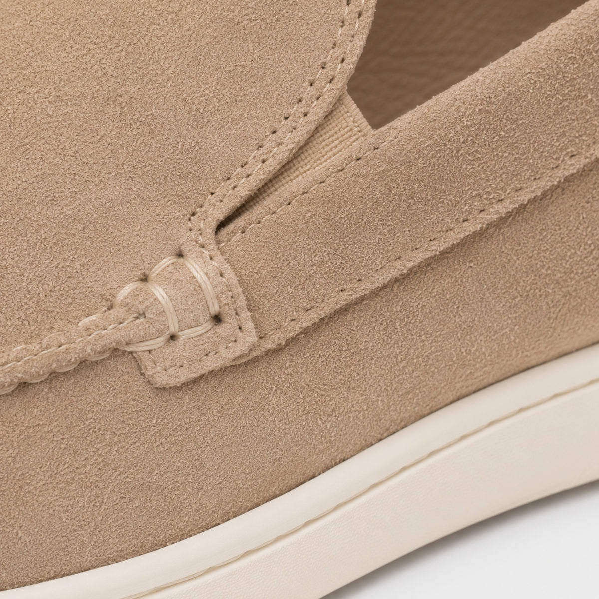Noble Chaussure Mocassin Homme Daim Mocassin En Daim Beige Pour Homme