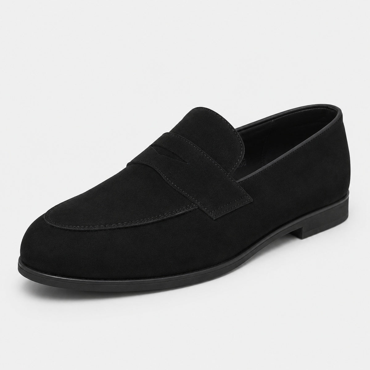 Noble Chaussure Mocassin Homme Daim Mocassin En Daim Noir