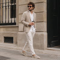 Noble Chaussure Mocassin Homme Daim Mocassin Homme Daim Beige