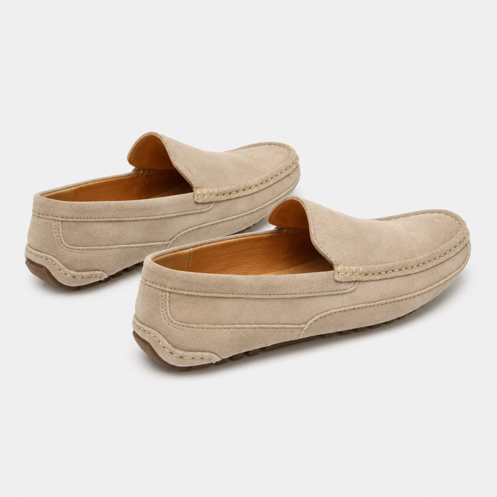 Noble Chaussure Mocassin Homme Daim Mocassin Homme Daim Beige Confort