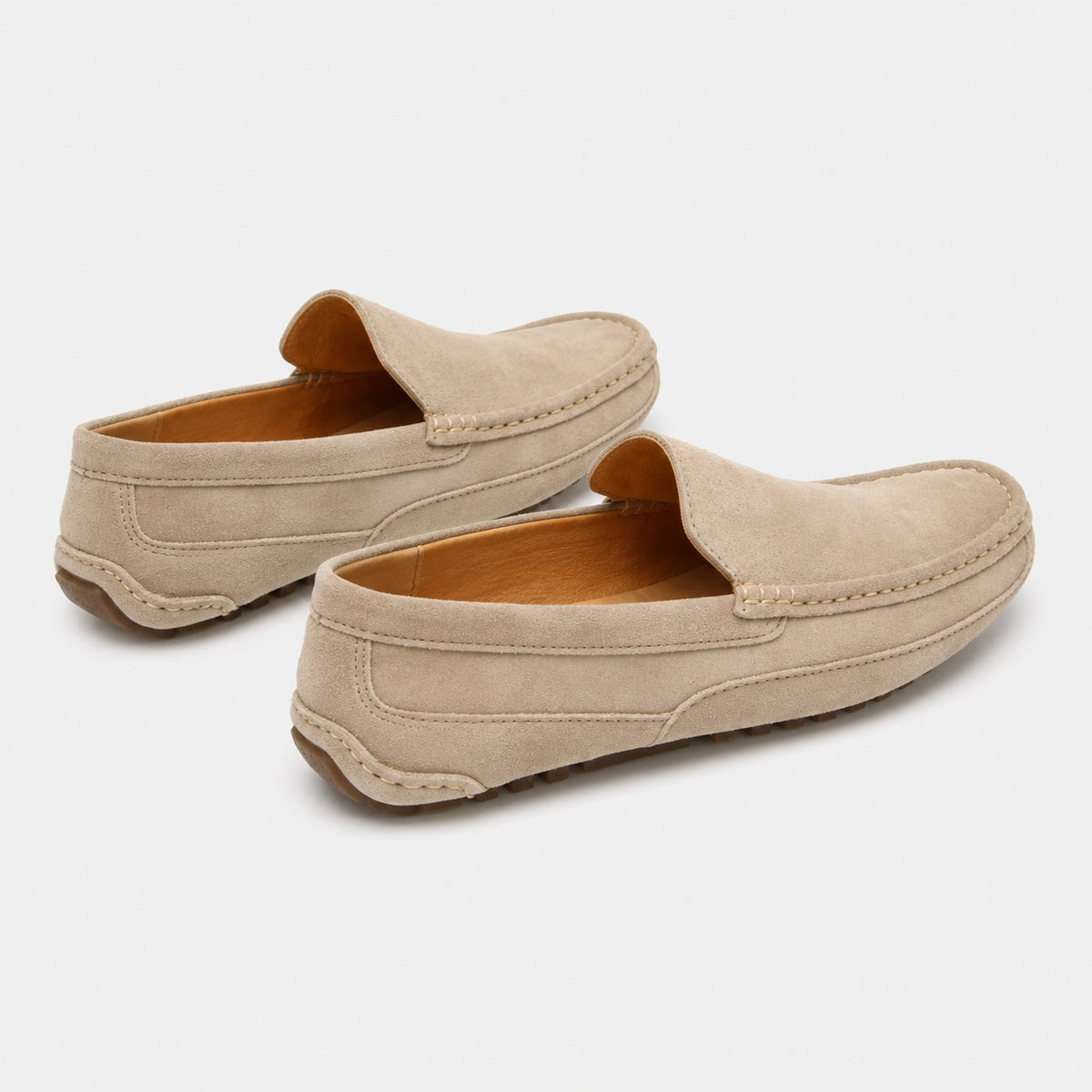 Noble Chaussure Mocassin Homme Daim Mocassin Homme Daim Beige Confort
