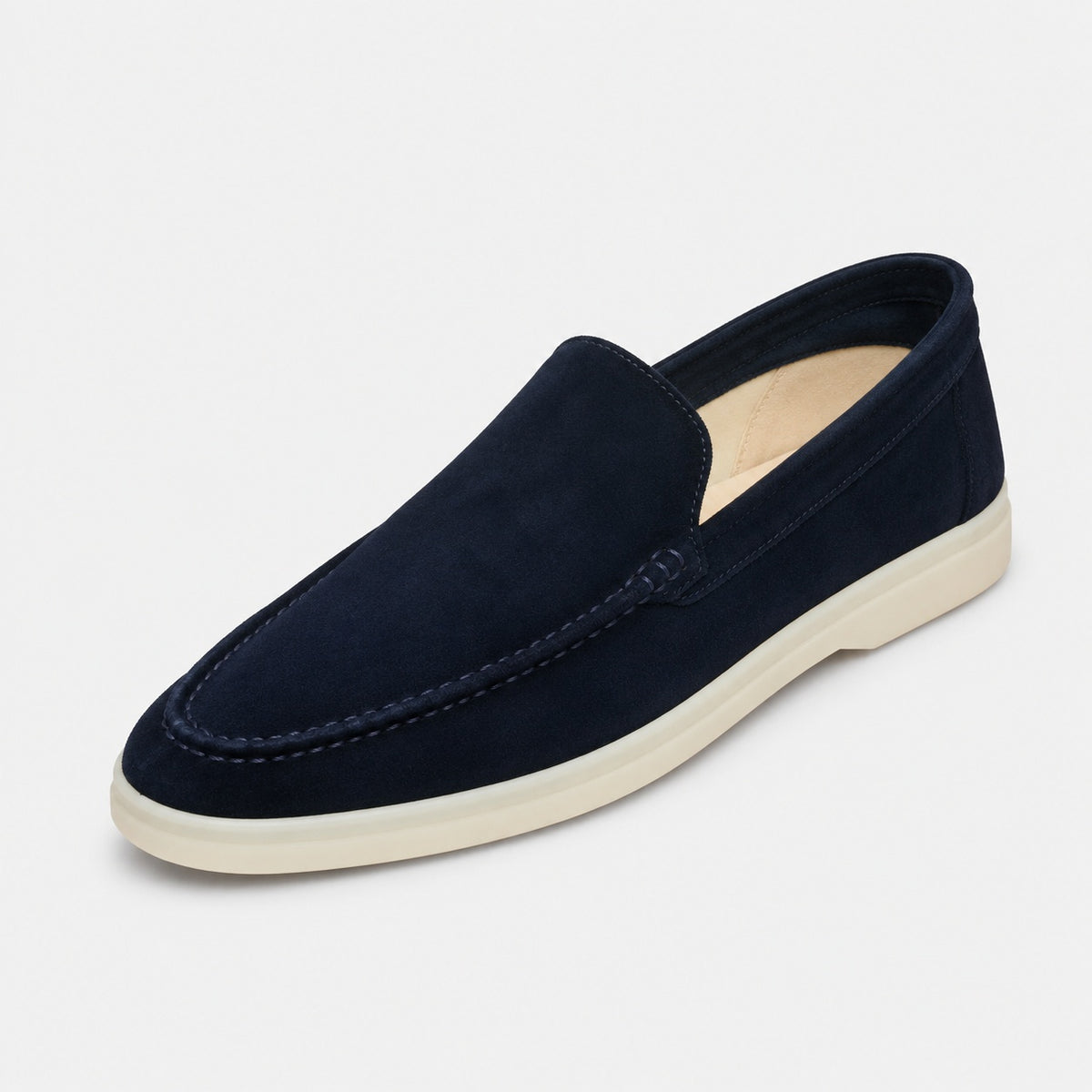 Noble Chaussure Mocassin Homme Daim Mocassin Homme Daim Bleu