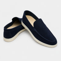 Noble Chaussure Mocassin Homme Daim Mocassin Homme Daim Bleu