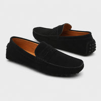 Noble Chaussure Mocassin Homme Daim Mocassin Homme Daim Noir