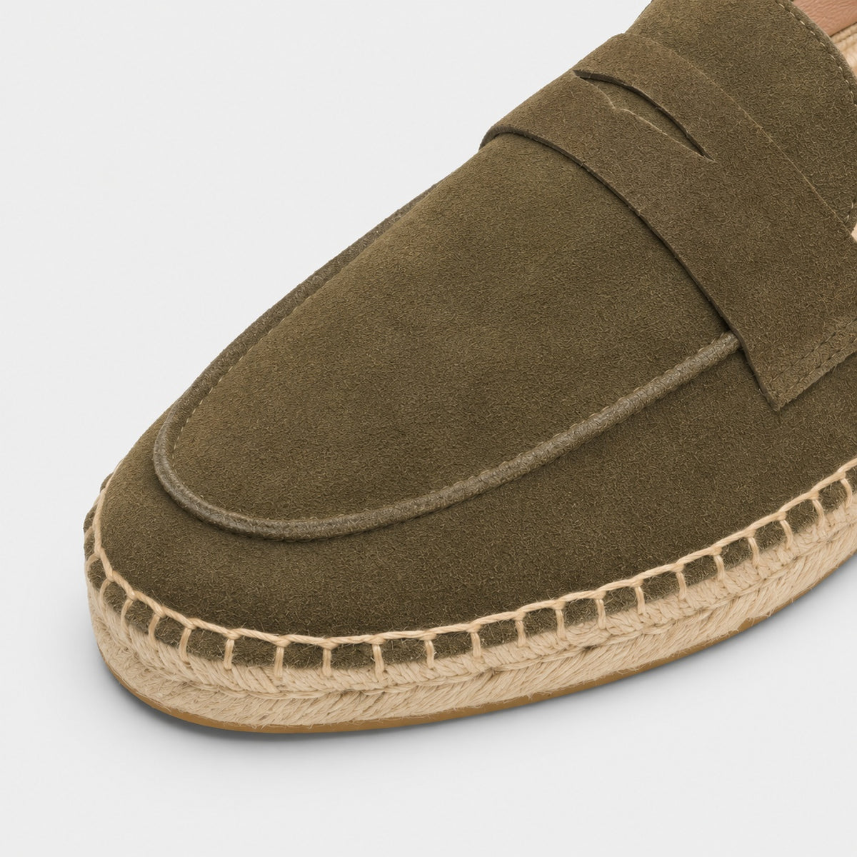 Noble Chaussure Mocassin Homme Daim Mocassin Homme Daim Semelle Tressée