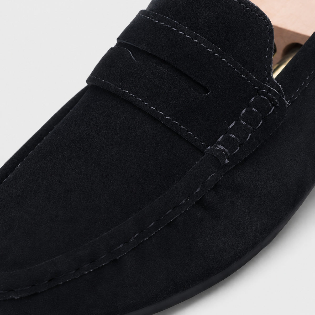 Noble Chaussure Mocassin Homme Daim Mocassin Homme En Daim Noir