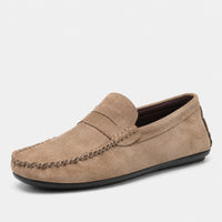 Noble Chaussure Mocassin Homme Daim Mocassin Homme Marron En Daim Décontracté