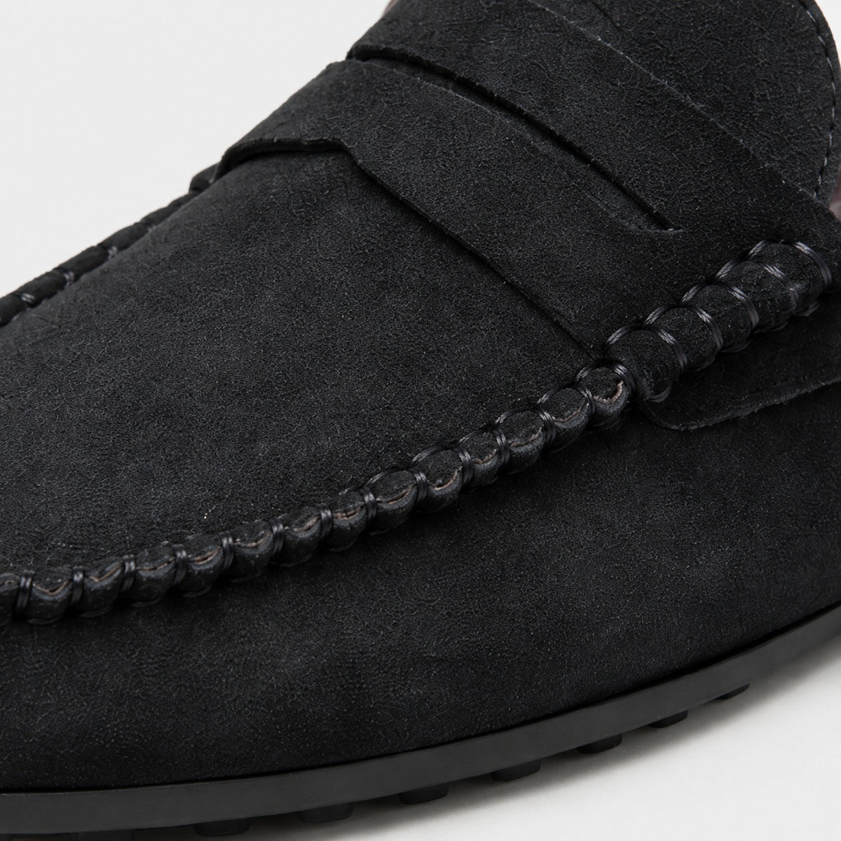 Noble Chaussure Mocassin Homme Daim Mocassin Homme Noir En Daim Décontracté