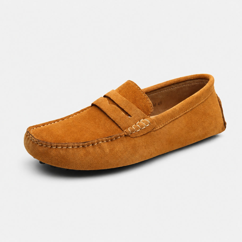 Noble Chaussure Mocassin Homme Daim Mocassins Daim Marron Homme