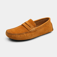 Noble Chaussure Mocassin Homme Daim Mocassins Daim Marron Homme