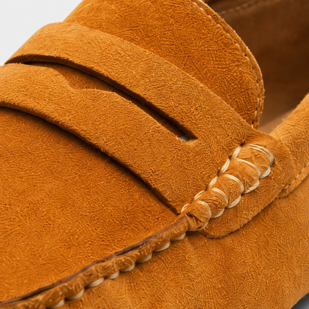 Noble Chaussure Mocassin Homme Daim Mocassins Daim Marron Homme