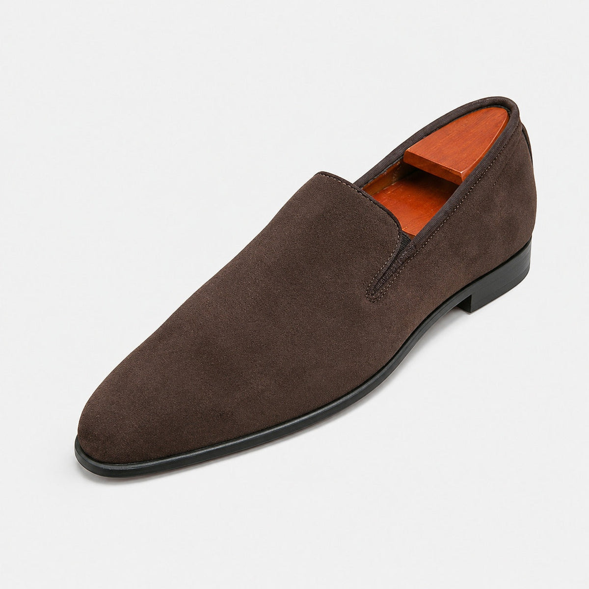 Noble Chaussure Mocassin Homme Daim Mocassins Homme en Daim Premium Marron