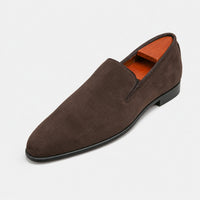 Noble Chaussure Mocassin Homme Daim Mocassins Homme en Daim Premium Marron