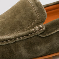 Noble Chaussure Mocassin Homme Daim Mocassins Homme En Daim Vert