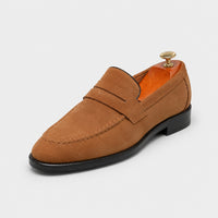 Noble Chaussure Mocassin Homme Daim Mocassins Homme Marron En Daim Classique
