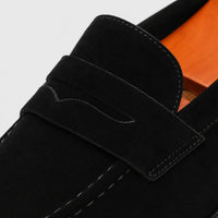 Noble Chaussure Mocassin Homme Daim Mocassins Homme Noir En Daim Classique