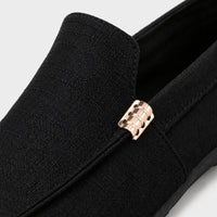 Noble Chaussure Mocassin Homme En Toile Mocassin Homme Noir Confortable