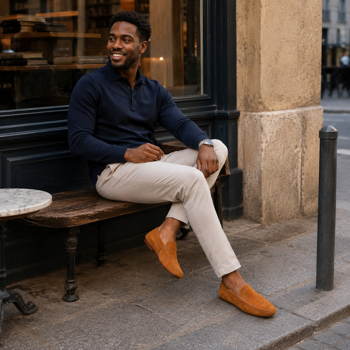 Noble Chaussure Mocassin Homme Marron Bateaux Mocassin Homme Marron Clair