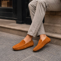 Noble Chaussure Mocassin Homme Marron Bateaux Mocassin Homme Marron Clair