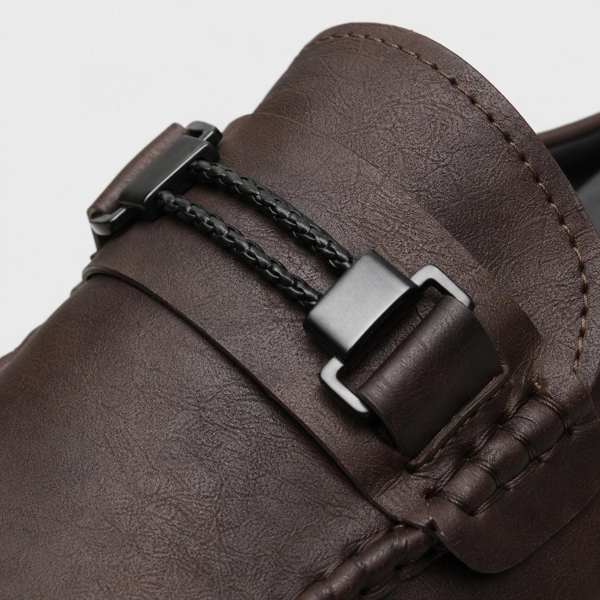 Noble Chaussure Mocassin Homme Marron Chausson Mocassin Mule Ouvert Marron