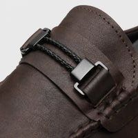 Noble Chaussure Mocassin Homme Marron Chausson Mocassin Mule Ouvert Marron