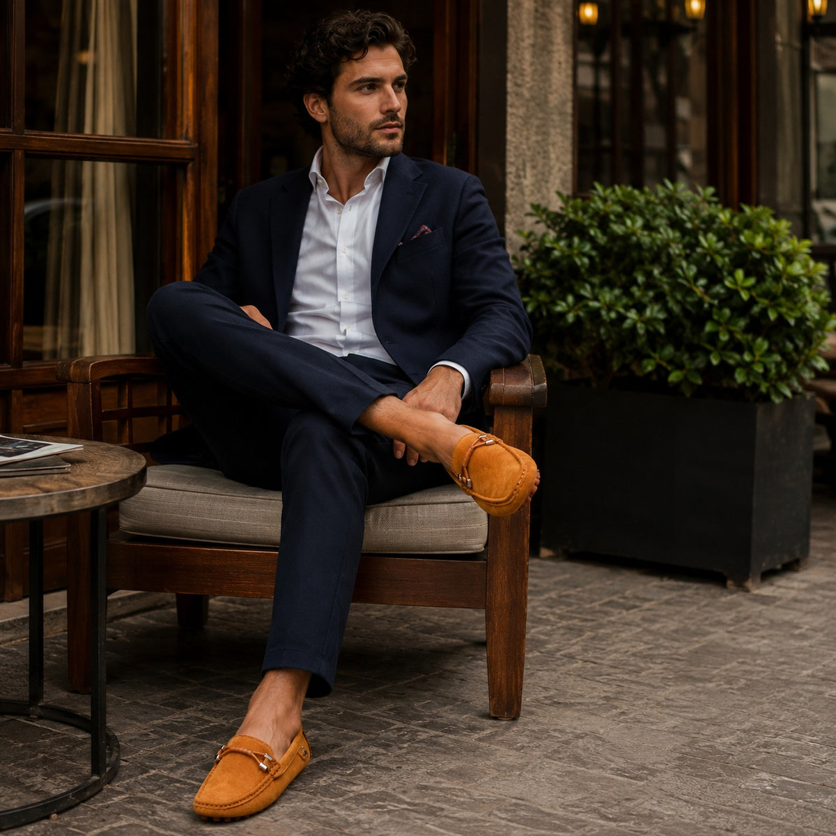 Noble Chaussure Mocassin Homme Marron Mocassin Marron Luxe