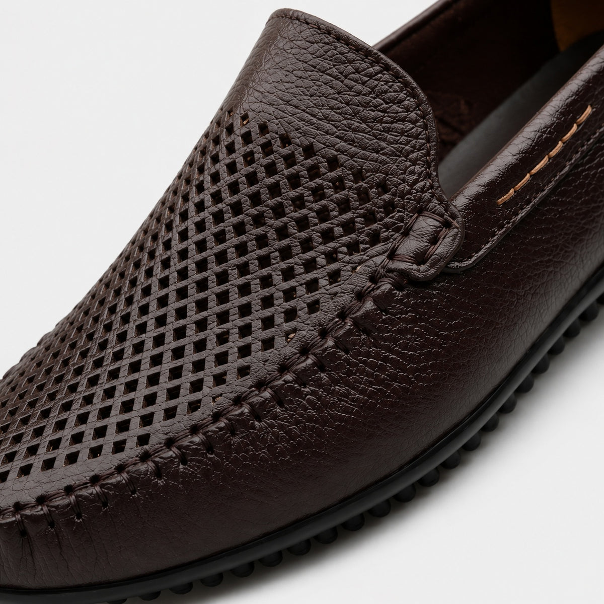 Noble Chaussure Mocassin Homme Marron Mocassins Souples En Cuir Synthétique