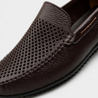 Noble Chaussure Mocassin Homme Marron Mocassins Souples En Cuir Synthétique